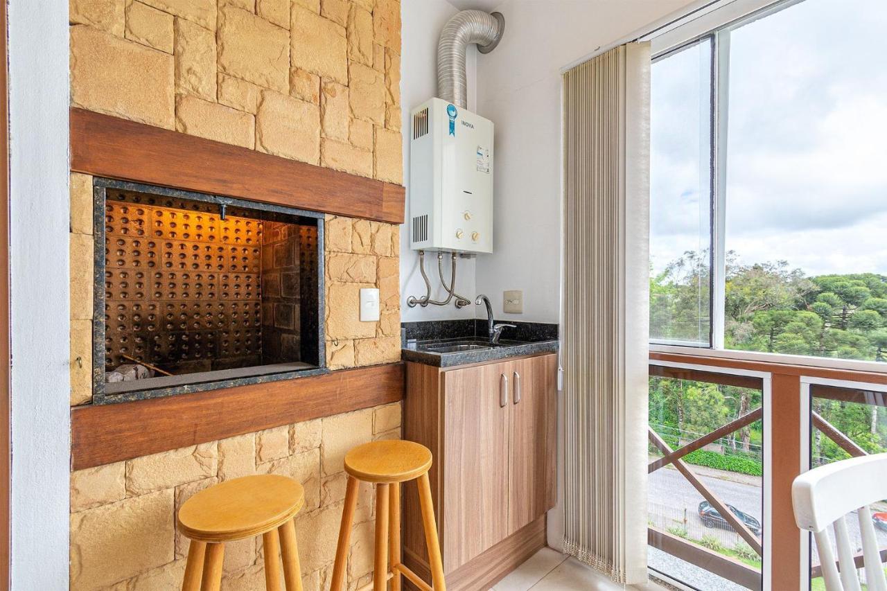 Apto Don Basílio no centro de Canela, excelente custo benefício Apartamento Exterior foto